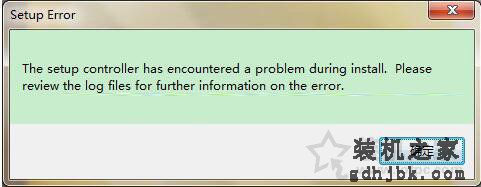 office2007软件打开时弹出报错SETUP ERROR的解决方法