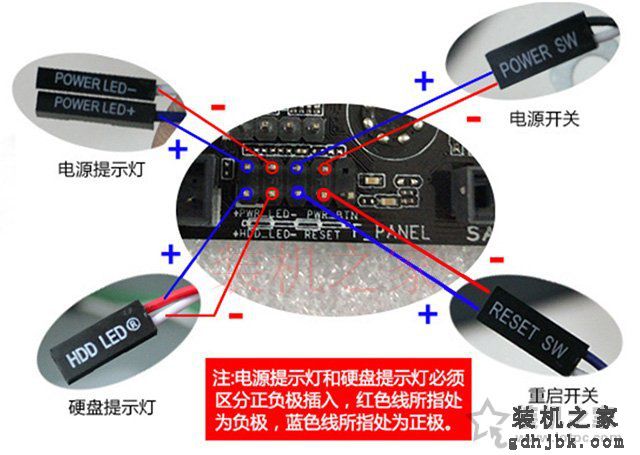 电脑组装教程之主板跳线接法图解 手把手教您如何搞定主板跳线