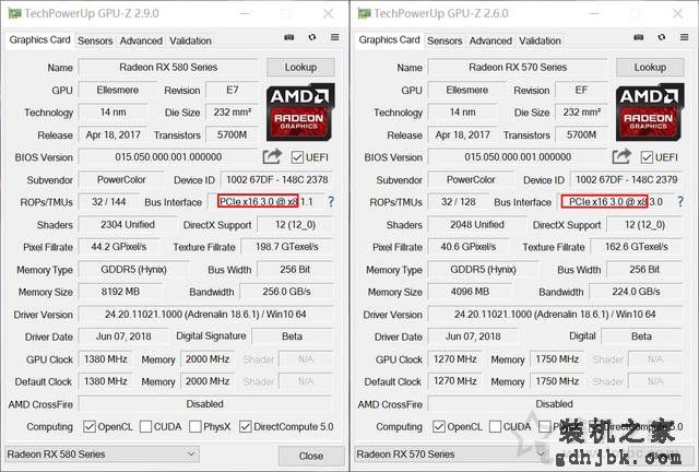 显卡双卡交火随便插？RX 580与RX 570交火测试