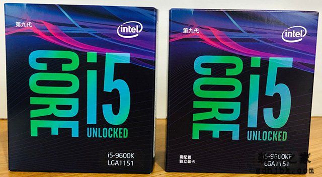 i5-9600K和i5-9600KF哪个好？酷睿i5-9600K和i5-9600KF的区别对比