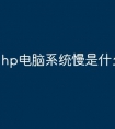 hp电脑系统慢是什么原因