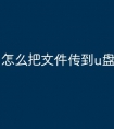 怎么把文件传到u盘