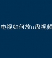 电视如何放u盘视频