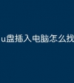 u盘插入电脑怎么找文件