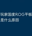 玩家国度ROG平板电脑油屏是什么原因