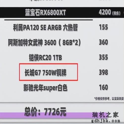 来了！你们要的主机配置单推荐