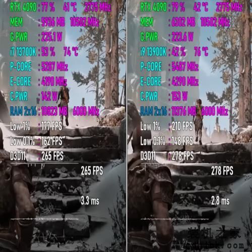 Core i7-13700K VS Core i9-13900K，游戏性能差异有多大？实测出炉