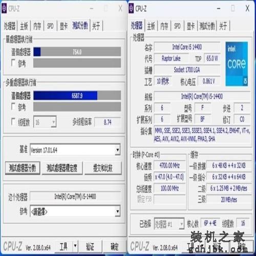酷睿第14代i5-14400评测：性能与上代一致