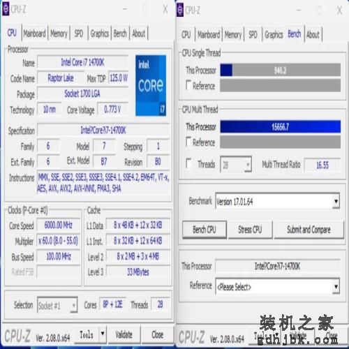 核心多4颗，还能超6.0GHz！进步最大的酷睿i7-14700K处理器首测