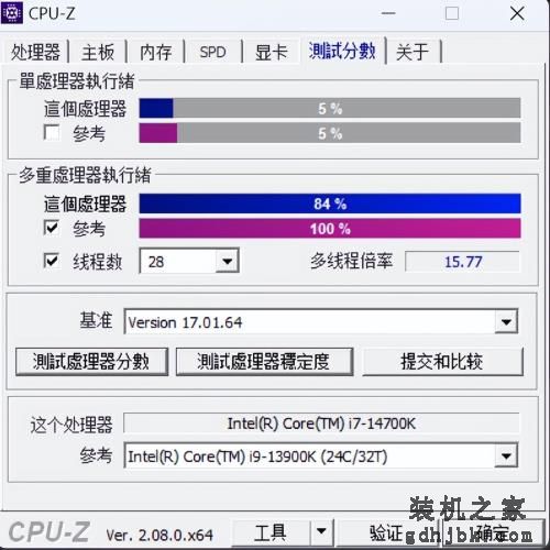 英特尔酷睿第14代处理器i7-14700K首发评测：AI超频，性能无敌