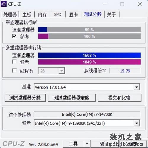 英特尔酷睿第14代处理器i7-14700K首发评测：AI超频，性能无敌