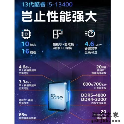 65W的酷睿13桌面处理器已上架：i3价格便宜，i9价格近5000元