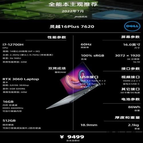 2022年7月 | 全能型笔记本电脑 主观选购推荐