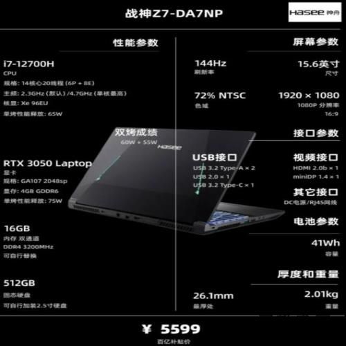 22年2月 | 游戏 笔记本电脑 主观选购推荐（一图看懂所有信息）