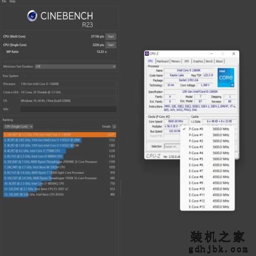 让对手最害怕的13代处理器：英特尔酷睿i5-13600K首测
