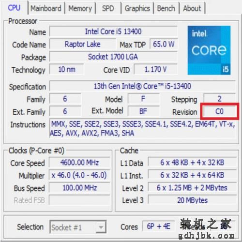 英特尔酷睿i5-13400比i5-12400处理器快30% 耗电量也增加30%