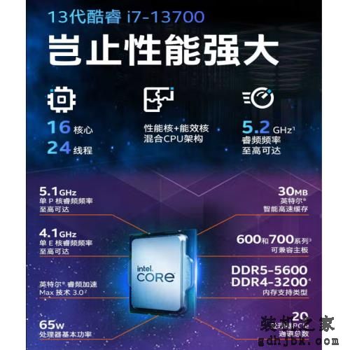 65W的酷睿13桌面处理器已上架：i3价格便宜，i9价格近5000元