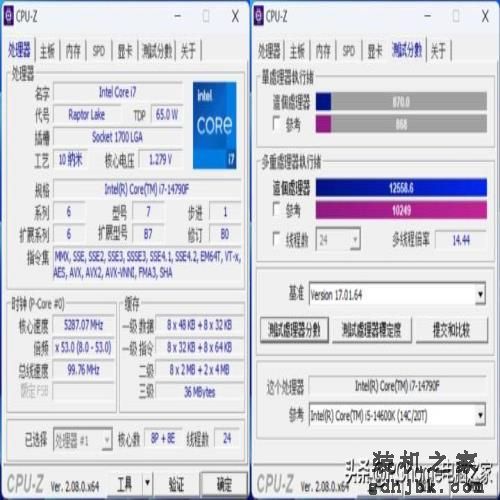 特供黑盒还香吗？英特尔酷睿i7-14790F/i5-14490F评测