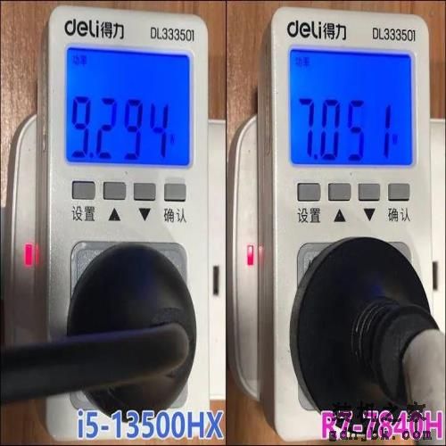 酷睿i5-13500HX敢怼4nm锐龙R7-7840H？这结局就……
