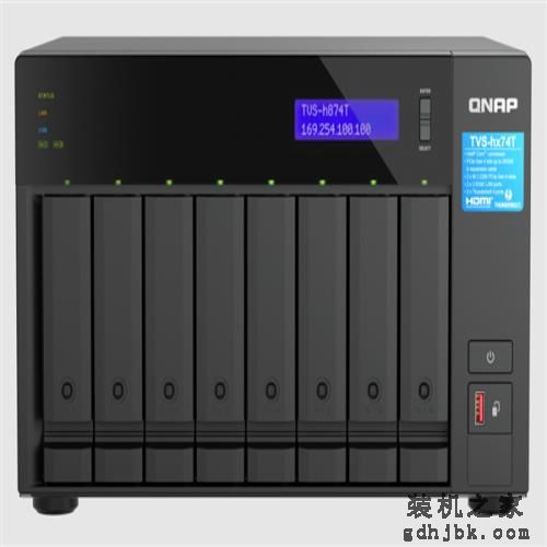 威联通发布全新八盘位NAS：酷睿i9处理器 双雷电4