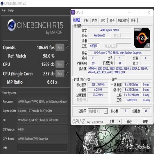 低功耗16线程的对决！i5-1240P VS 锐龙7 6850U：酷睿不插电也满血