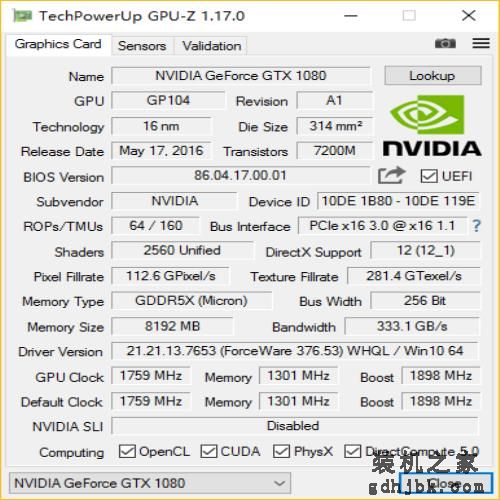 地球第一神卡！GTX 1080 Ti首发评测：狂