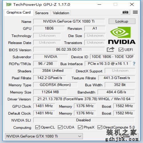 地球第一神卡！GTX 1080 Ti首发评测：狂