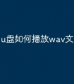 u盘如何播放wav文件