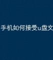 手机如何接受u盘文件