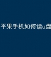 平果手机如何读u盘文件
