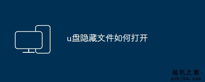u盘隐藏文件如何打开