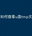 如何查看u盘tmp文件