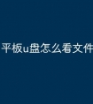 平板u盘怎么看文件