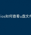 ios如何查看u盘文件