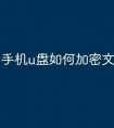 手机u盘如何加密文件