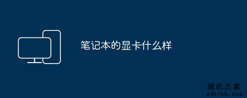 笔记本的显卡什么样