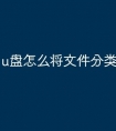 u盘怎么将文件分类