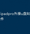 ipadpro外接u盘如何打开文件