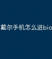 戴尔手机怎么进bios