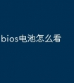 bios电池怎么看