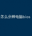 怎么分辨电脑bios