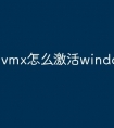 vmx怎么激活windows