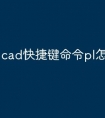 cad快捷键命令pl怎么打断