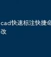 cad快速标注快捷命令怎么更改