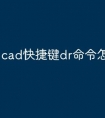 cad快捷键dr命令怎么用