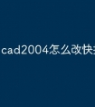 cad2004怎么改快捷命令