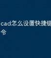 cad怎么设置快捷键大小写命令