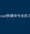 cad快捷命令关闭了怎么打开