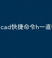 cad快捷命令h一直转怎么办