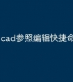 cad参照编辑快捷命令怎么改